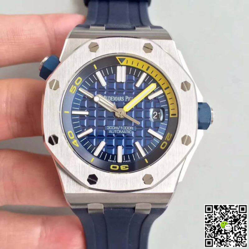 Replica Audemars P1g*et Royal Oak Offshore Diver 15710ST.OO.A027CA.01 JF Factory 1:1 Best Edition Swiss ETA3120