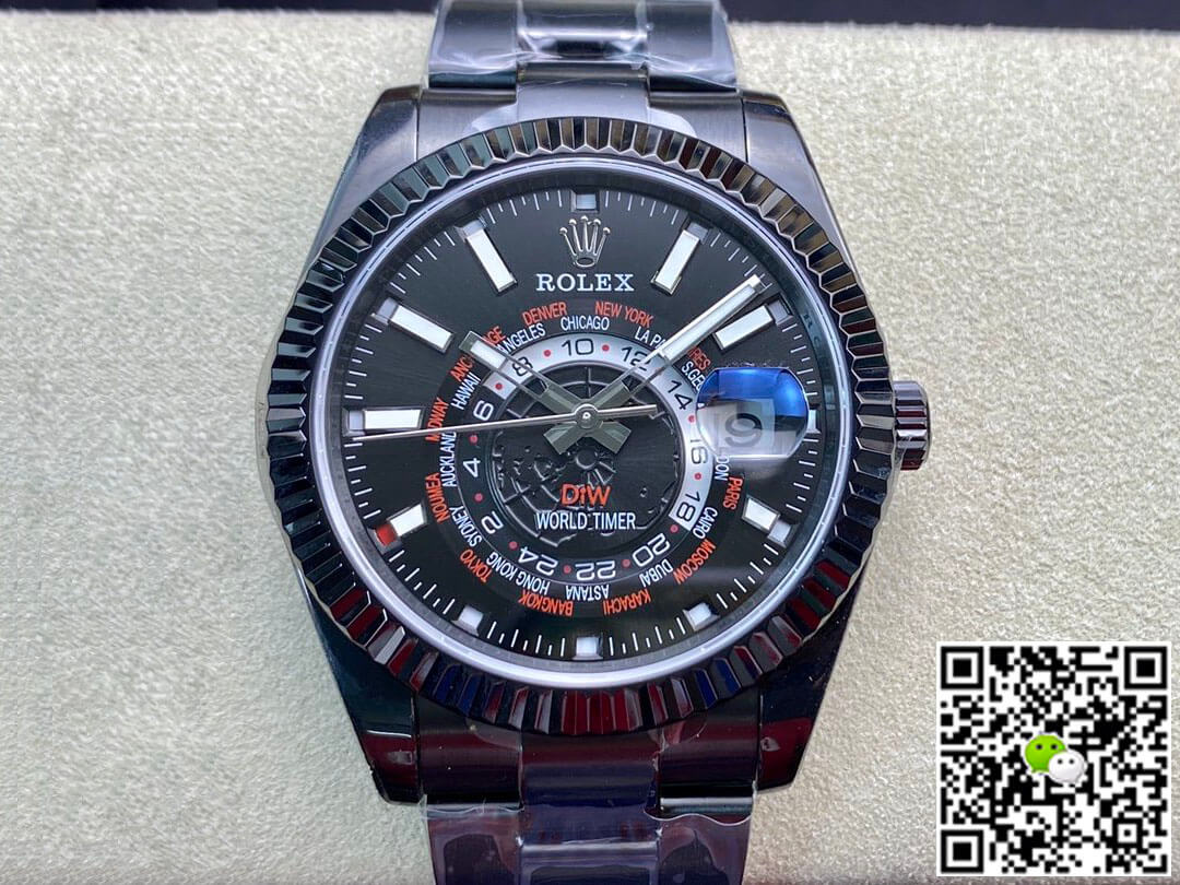 Replica R01ex Sky Dweller 40MM 1:1 Best Edition WWF Factory DIW Black Dial