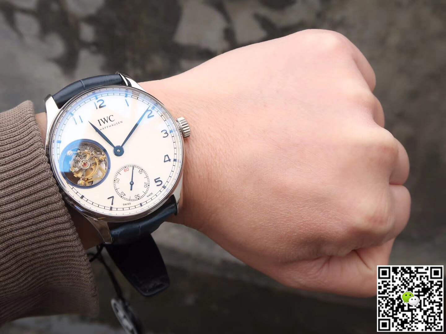 Replica IWC Portuguese Tourbillon 1:1 Best Edition ZF Factory Stainless Steel