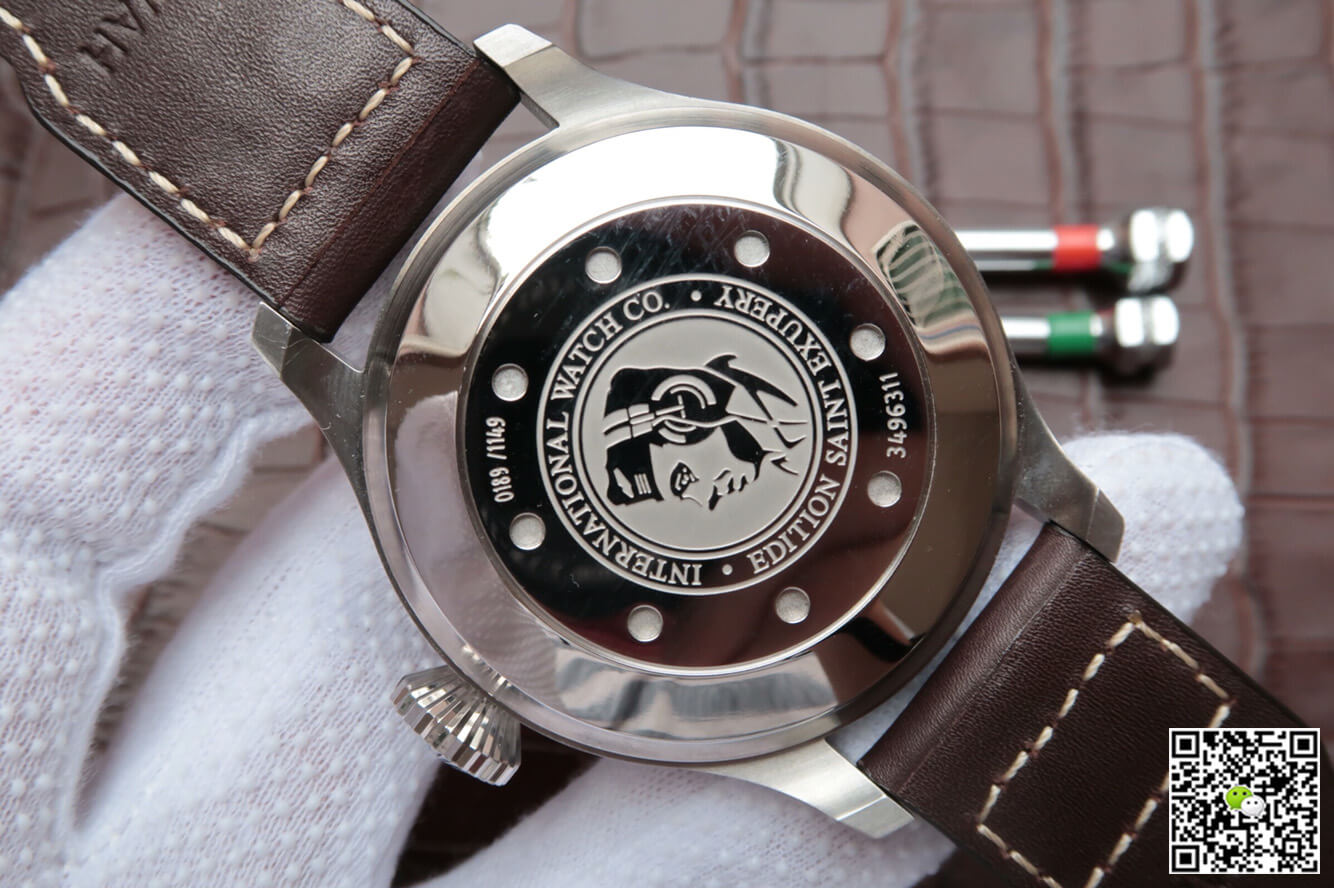 Replica IWC Pilot IW500422 1:1 Best Edition ZF Factory Brown Dial Leather Strap