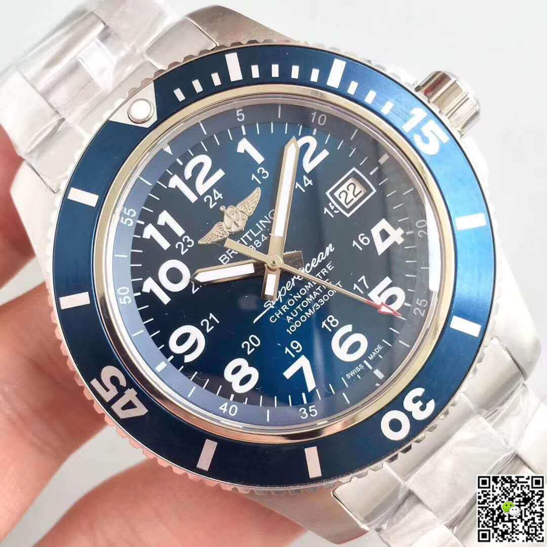 Breitling Replica S*perocean II A17392D7/BD68 GF Factory 1:1 Best Edition Swiss ETA2824 Blue Dial
