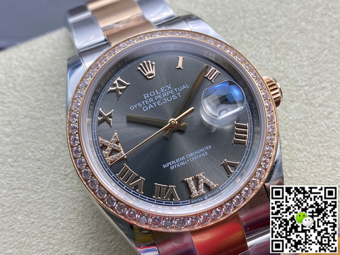 Replica R01ex Datejust M126281RBR-0012 1:1 Best Edition EW Factory Dark Grey Dial