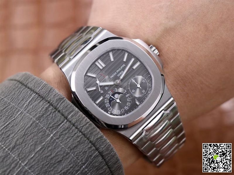 Replica Pat*k Phi1i*pe Nautilus 5712/1A-001 1:1 Best Edition PF Factory Gray Dial Swiss Movement