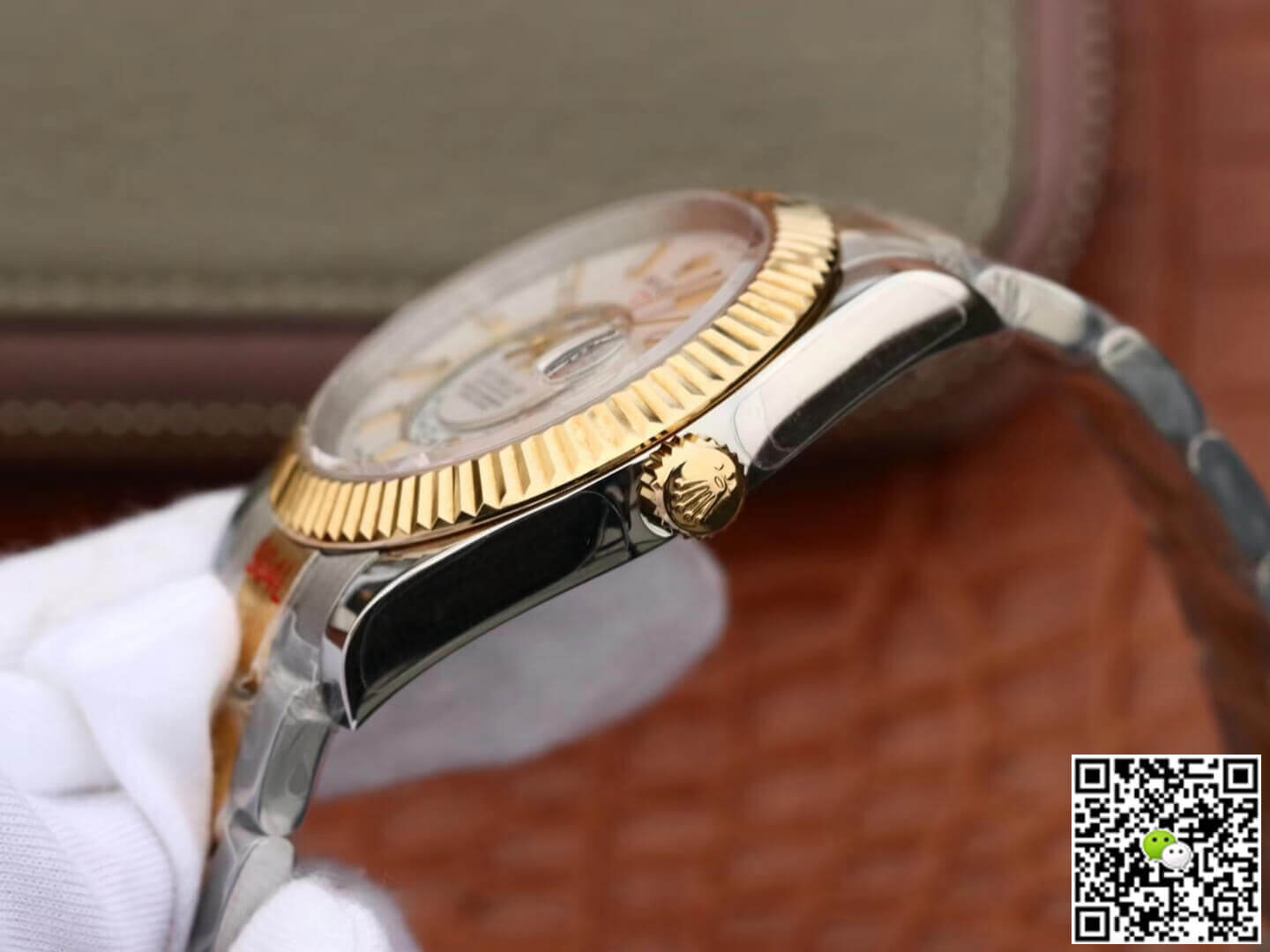 Replica R01ex Sky Dweller M326933-0009 1:1 Best Edition Noob Factory White Dial