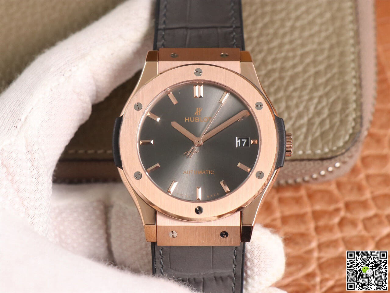 Replica Hublot Classic Fusion 511.OX.7081.LR 1:1 Best Edition WWF Factory Dark Gray Dial