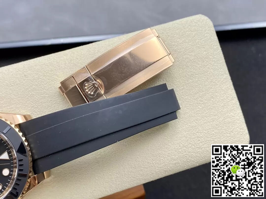 Replica R01ex Yacht Master M126655-0002 1:1 Best Edition Clean Factory Rose Gold