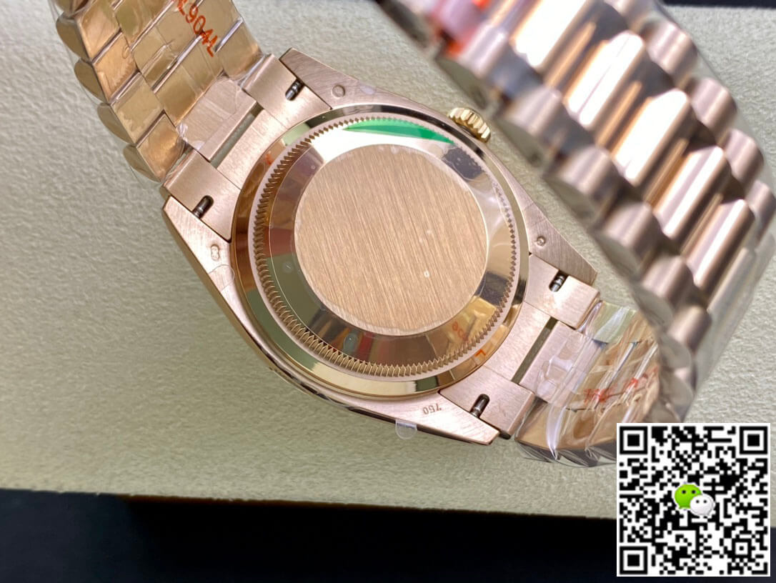 Replica R01ex Day Date M128235-0029 1:1 Best Edition EW Factory Rose Gold