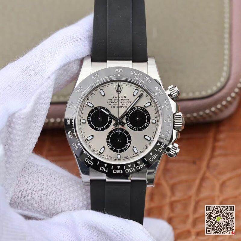 R01ex Daytona Replica Cosmograph 116519LN Noob Factory 1:1 Best Edition Swiss ETA4130 Grey Dial