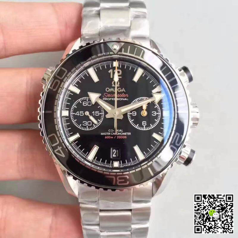 Replica 0me*ga Seamaster Planet Ocean 232.30.46.51.01.001 OM Factory 1:1 Best Edition Swiss ETA7750 Black Dial