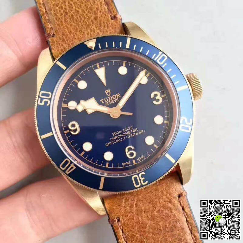 TUDOR Replica Heritage Black Bay M79250BM ZF Factory 1:1 Best Edition Swiss ETA2824-2 S*perlumed Dome-shaped Blue Dial