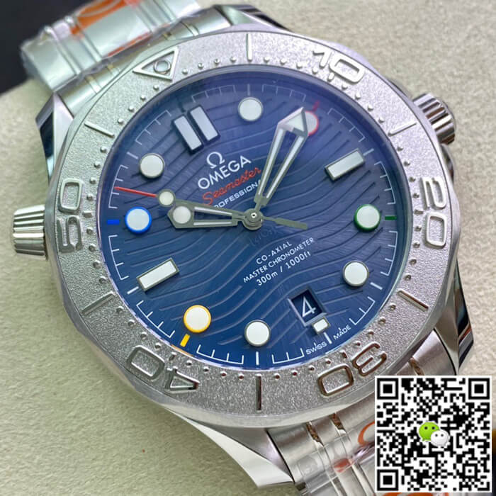 Replica 0me*ga Seamaster Diver 300M 522.30.42.20.03.001 1:1 Best Edition OR Factory Blue Dial