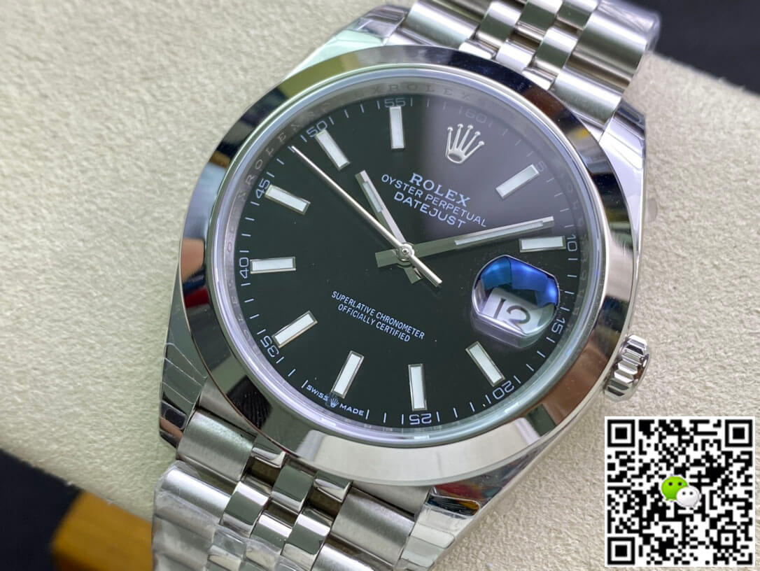 Replica R01ex Datejust M126300-0012 1:1 Best Edition EW Factory Black Dial