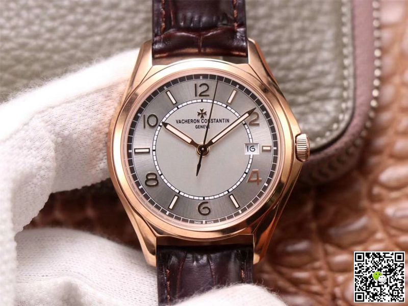 Replica Vacheron C0nstan1n Fiftysix 4600E/000R-B441 1:1 Best Edition ZF Factory Rose Gold Swiss ETA1326