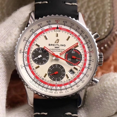 Replica Breitling Navitimer AB01219A1G1X1 1:1 Best Edition V9 Factory Silver Dial Swiss ETA7750