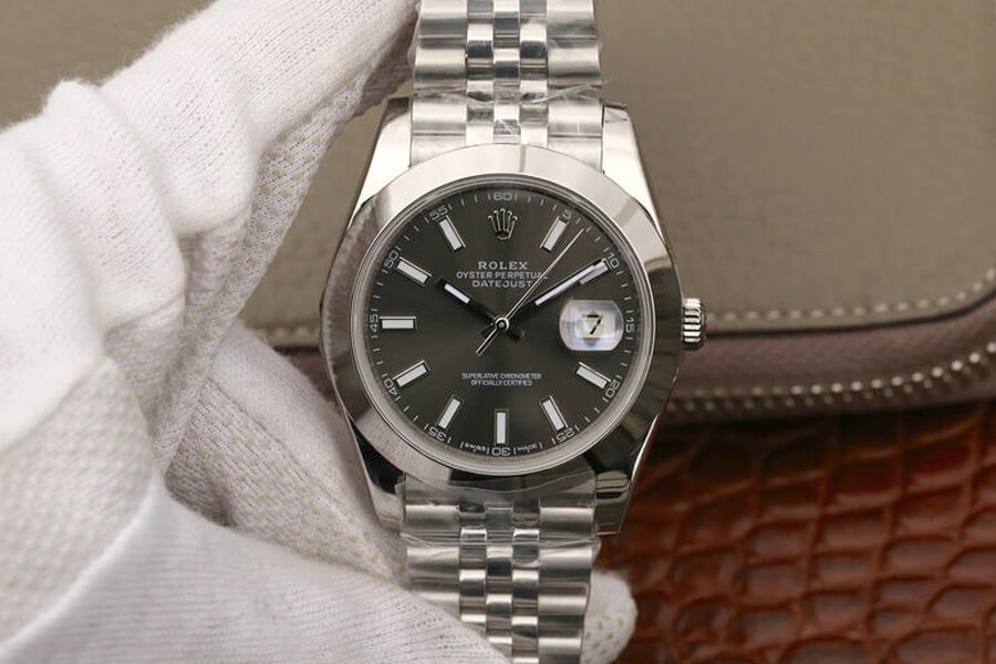 Replica R01ex Datejust M126300-0008 1:1 Best Edition EW Factory Grey Dial