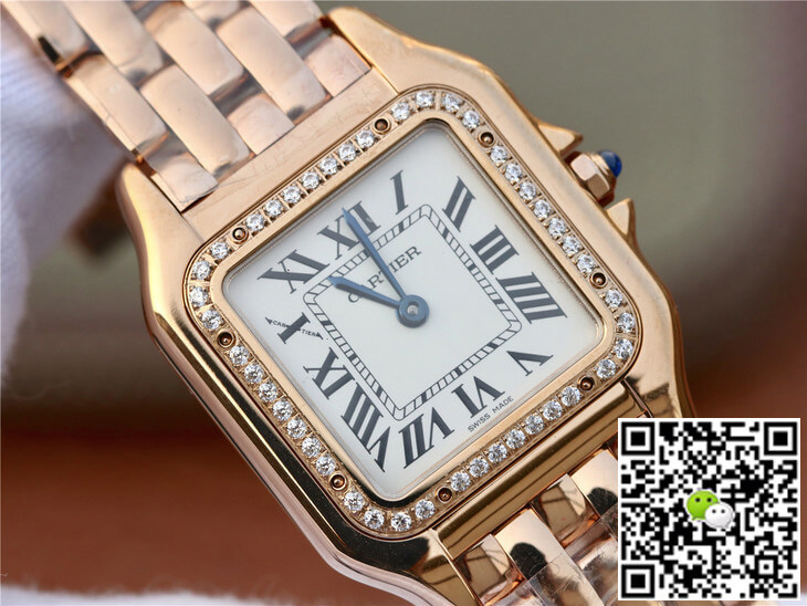 Replica Panthere De Ca*t1er WJPN0009 27MM 1:1 Best Edition 8848 Factory D1am0nd-set Bezel
