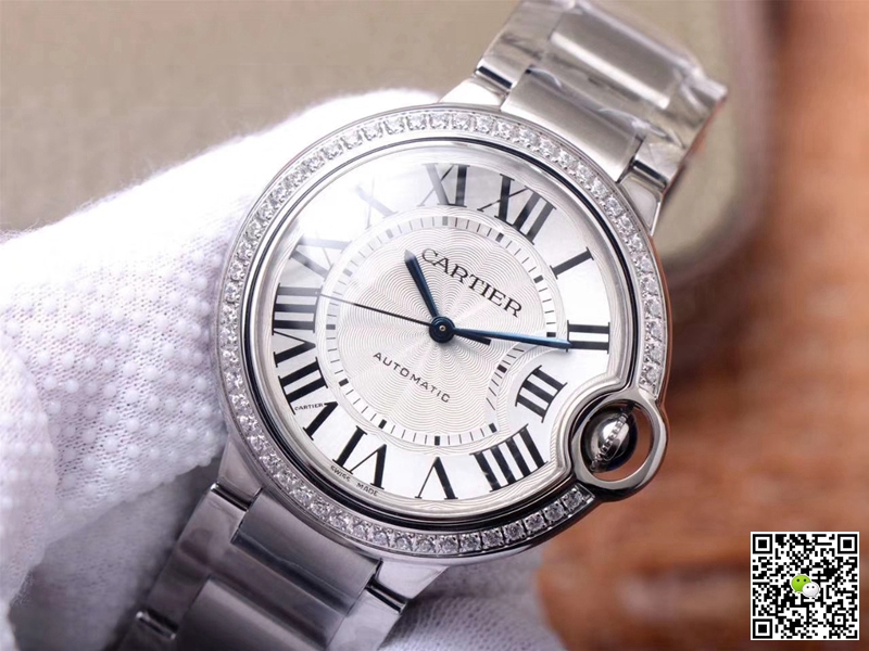 Replica Ca*t1er Ballon Bleu W4BB0017 1:1 Best Edition V6 Factory White Dial Swiss Movement