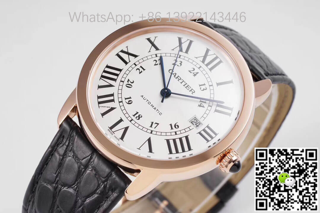 Replica RONDE DE Ca*t1er W6701009 1:1 Best Edition AF Factory White Dial