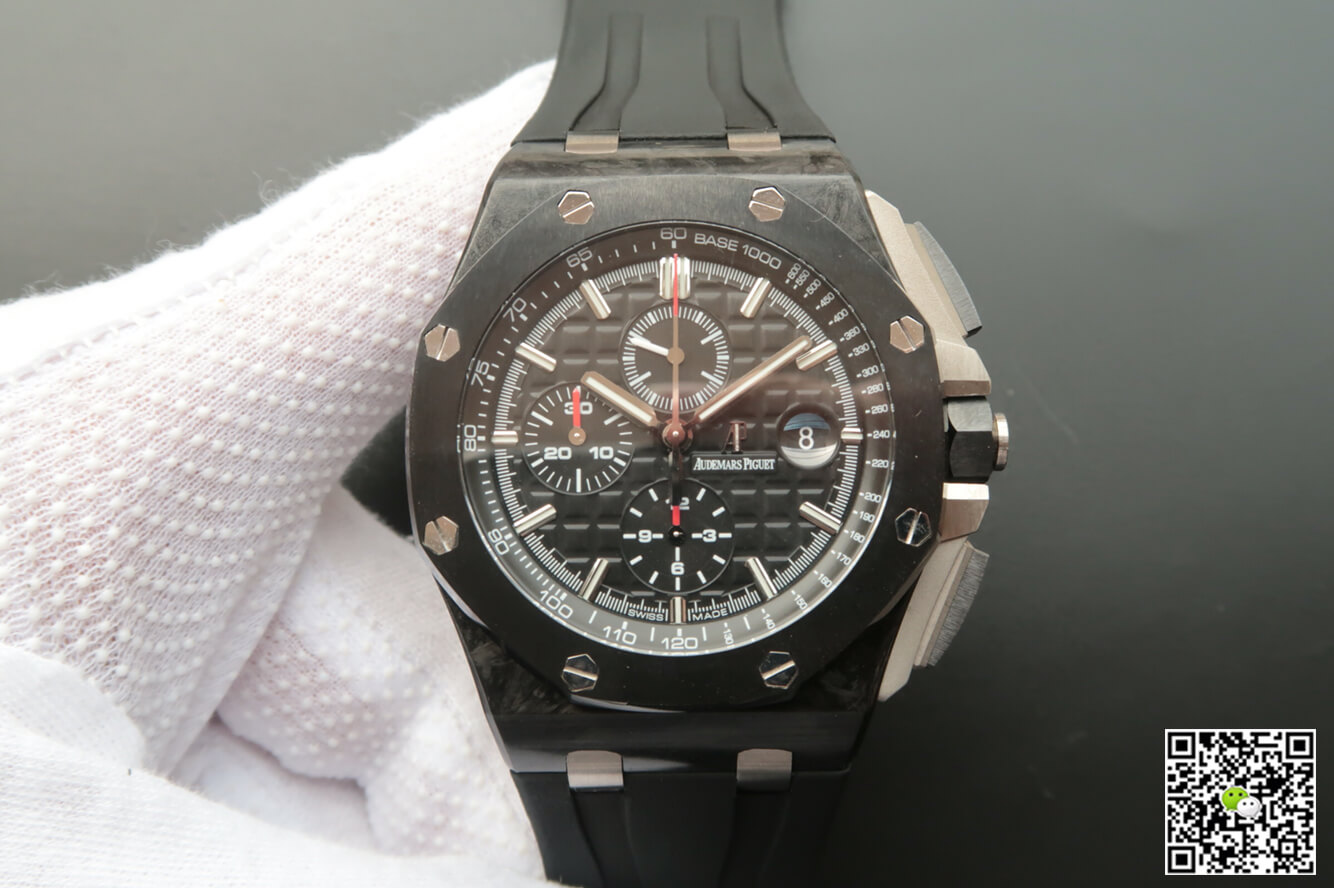 Replica Audemars P1g*et Royal Oak Offshore 26400AU.OO.A002CA.01 1:1 Best Edition JF Factory Black Dial