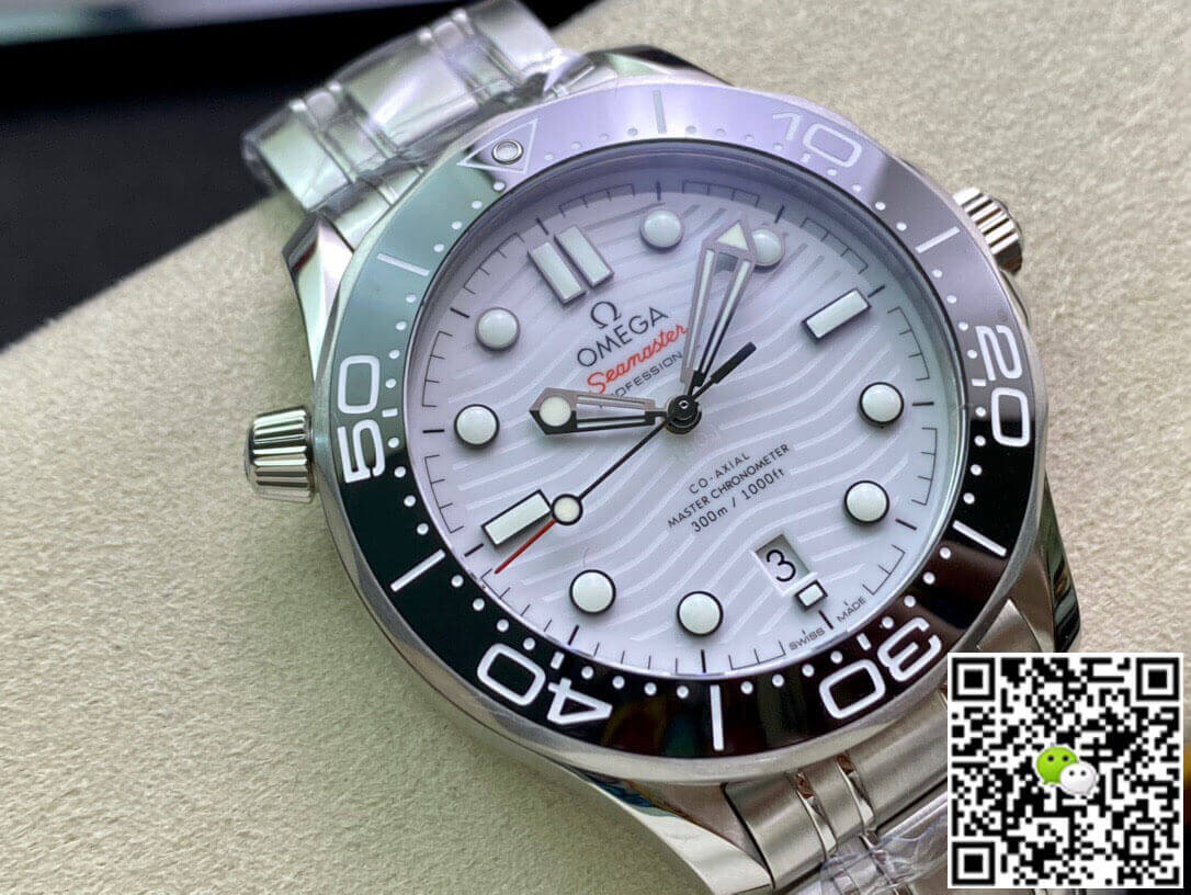 Replica 0me*ga Seamaster Diver 300M 210.30.42.20.04.001 1:1 Best Edition OR Factory White Dial