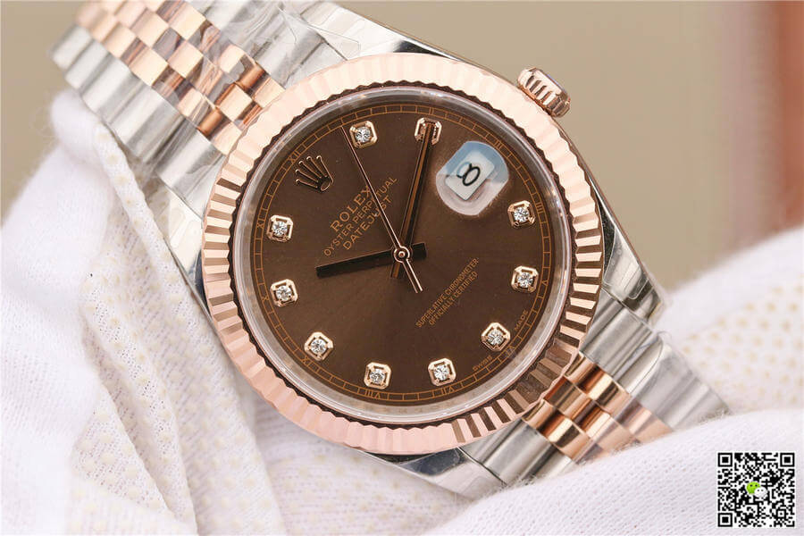 Replica R01ex Datejust M126331-0004 1:1 Best Edition EW Factory Brown Dial