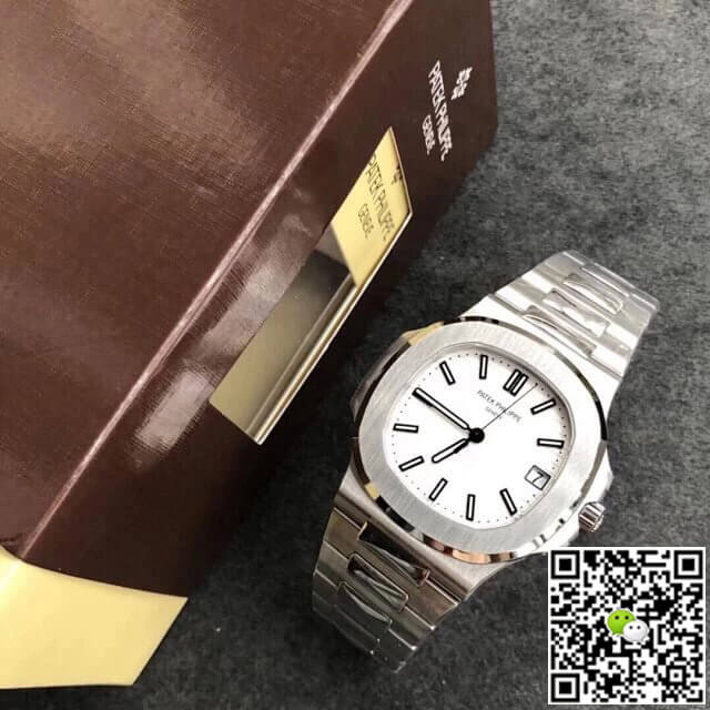 Replica Pat*k Phi1i*pe Nautilus 5711/1A-011 1:1 Best Edition PPF Factory V4 White Dial Swiss ETA324