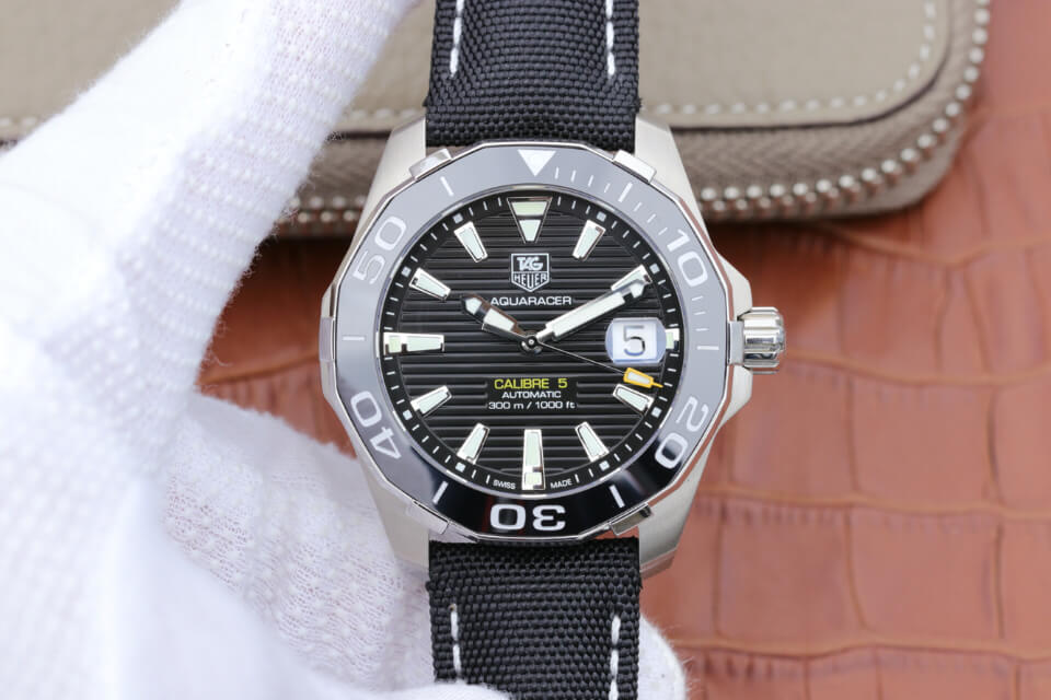 Replica Tag Heuer Aquaracer 300M WAY211A.FC6362 1:1 Best Edition V6 Factory Black Dial