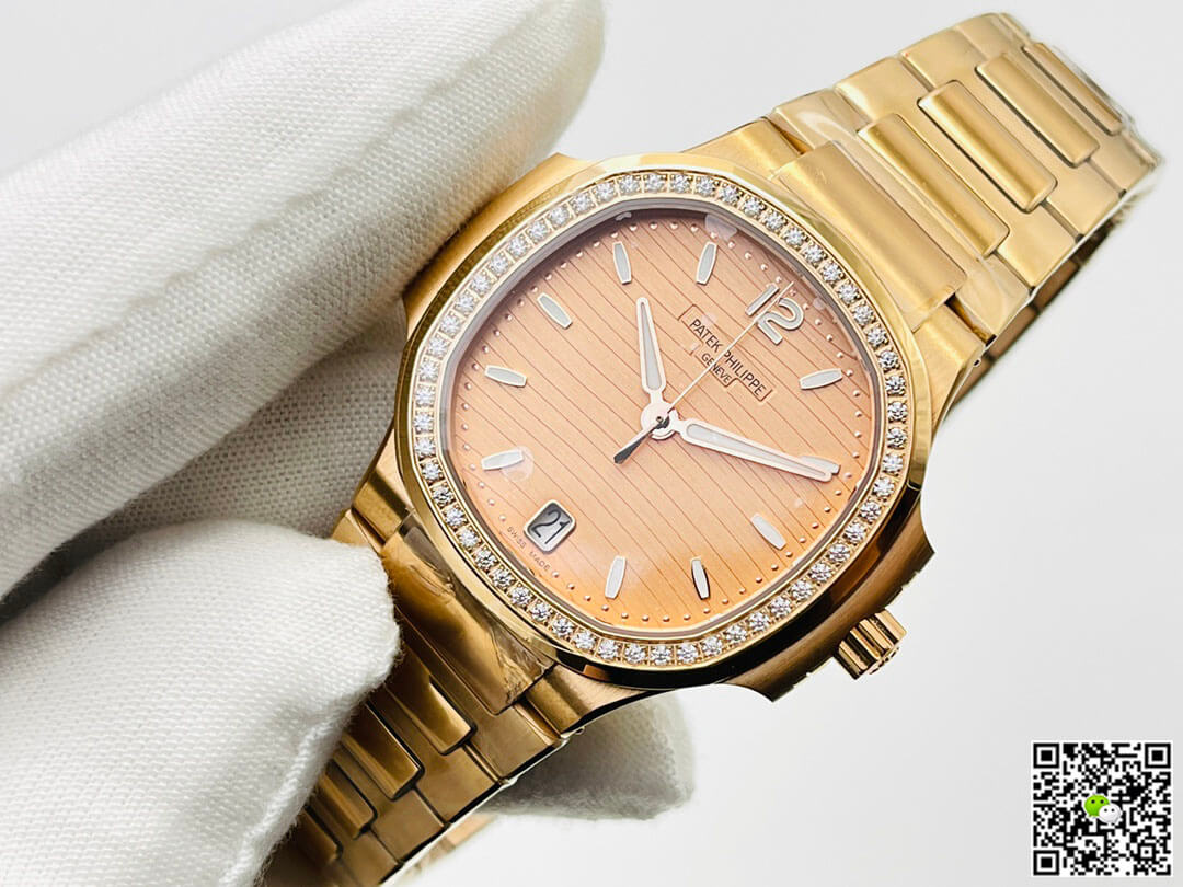 Replica Pat*k Phi1i*pe Nautilus Ladies 7118/1200R-010 1:1 Best Edition 3K Factory Rose Gold