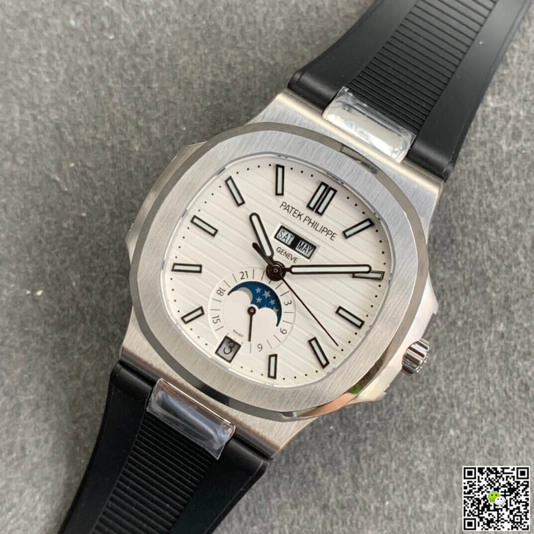 Replica Pat*k Phi1i*pe Nautilus 5726 1:1 Best Edition GR Factory V2 Black Rubber Strap