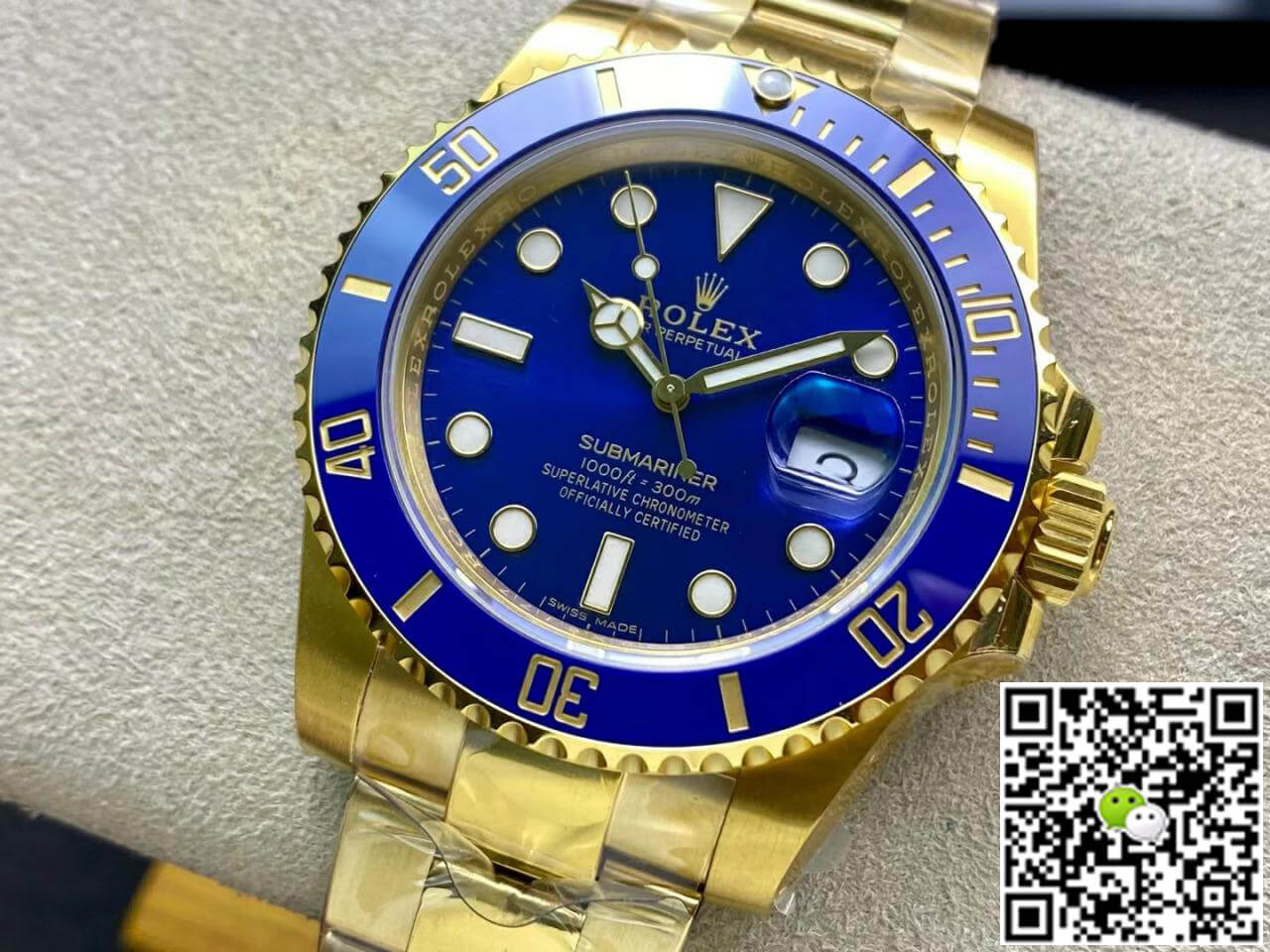 R01ex Submariner Replica M116618LB-0003 1:1 Best Edition VS Factory Blue Dial