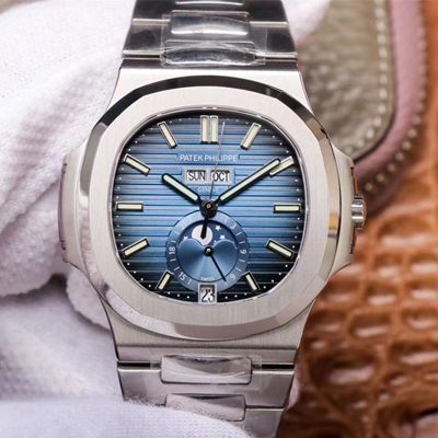 Replica Pat*k Phi1i*pe Nautilus 5726/1A-014 1:1 Best Edition PF Factory Blue Dial Swiss ETA324
