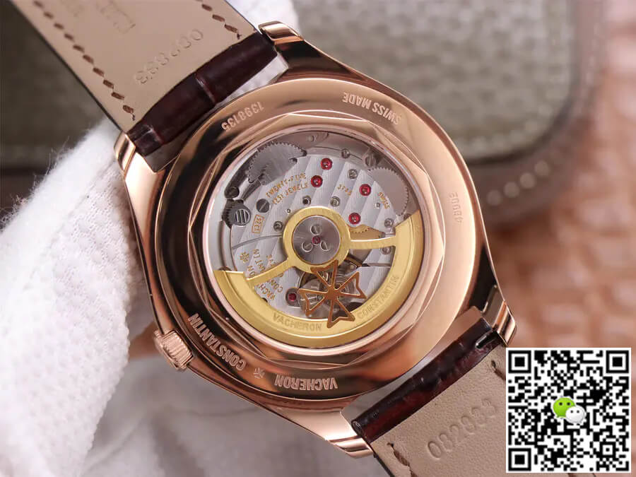 Replica Vacheron C0nstan1n Fiftysix 4600E/000R-B576 1:1 Best Edition ZF Factory Rose Gold