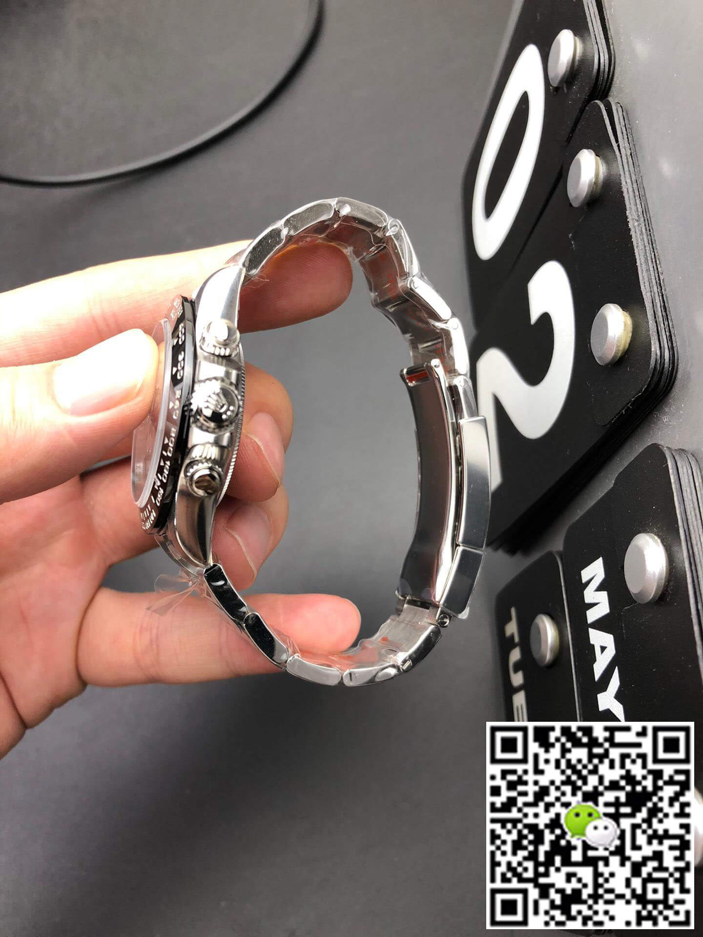 Replica R01ex Cosmograph Daytona M116500LN-0001 1:1 Best Edition Clean Factory V2 White Dial