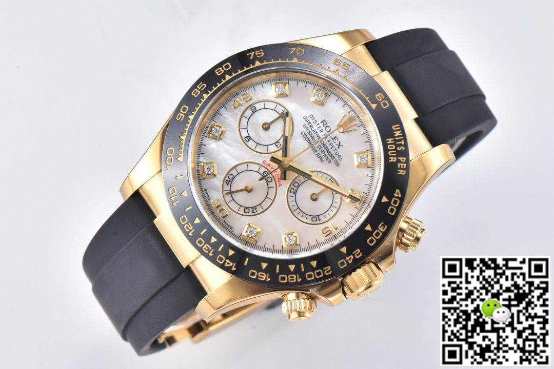 Replica R01ex Cosmograph Daytona 116518LN-0037 1:1 Best Edition Clean Factory Mother-of-pearl Dial