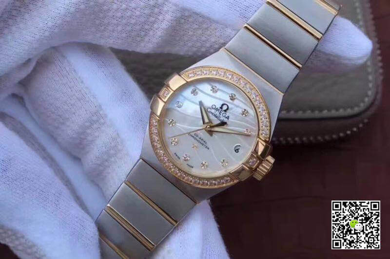 Replica 0me*ga Constellation Double Eagle Lady 3S Factory 1:1 Best Edition Swiss ETA8520