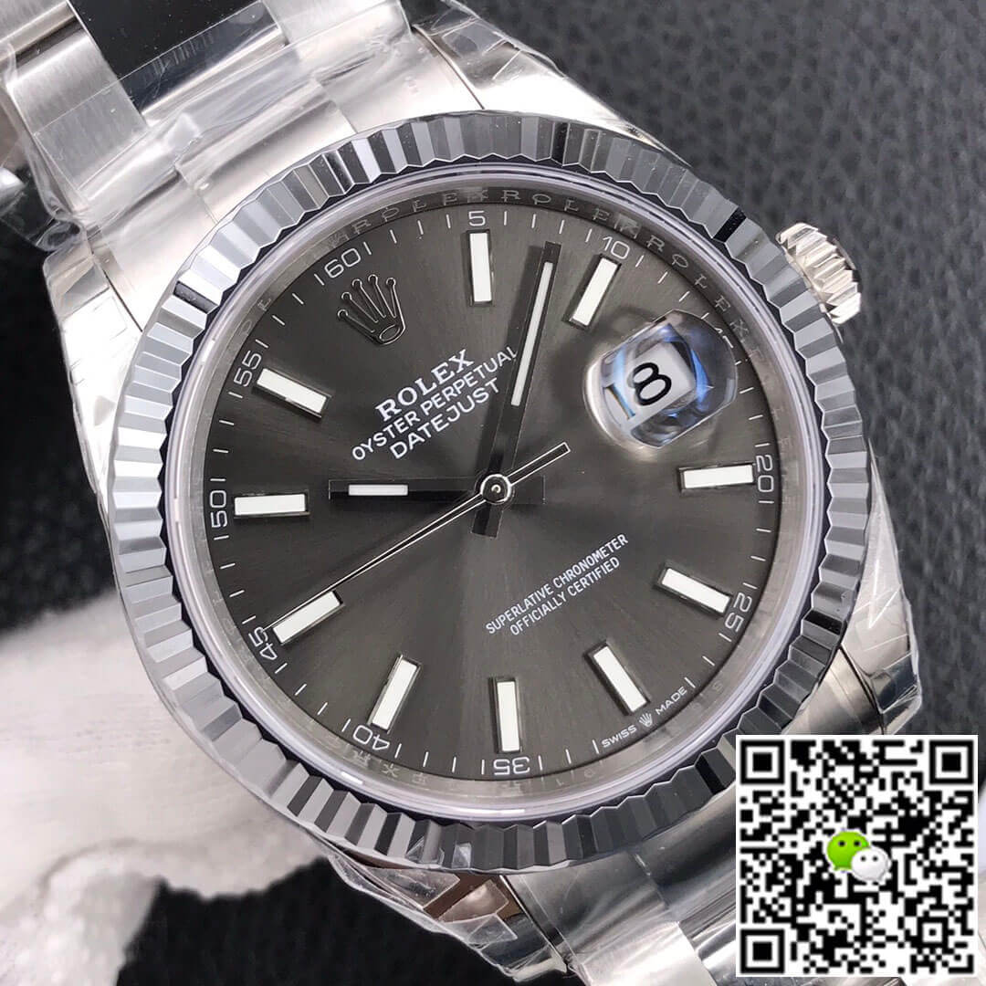 Replica R01ex Datejust M126334-0013 1:1 Best Edition VS Factory Grey Dial