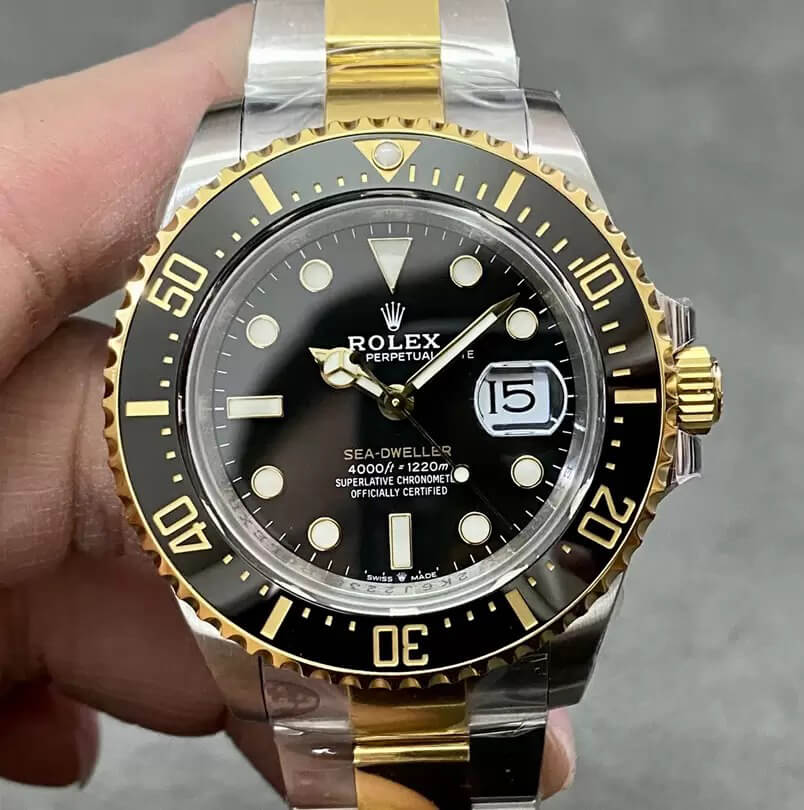 Replica R01ex Sea Dweller M126603-0001 1:1 Best Edition VS Factory Yellow Gold