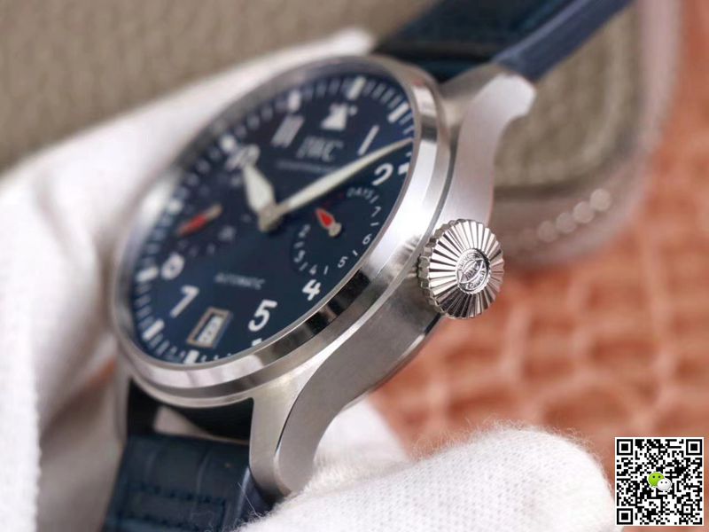 Replica IWC Big Pilot IW501008 1:1 Best Edition ZF Factory Blue Dial Swiss ETA51111
