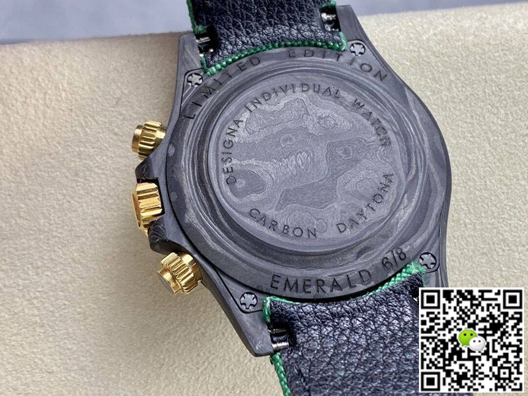 Replica R01ex Daytona Cosmograph Diw Custom Version 1:1 Best Edition Noob Factory Carbon Fiber Dial