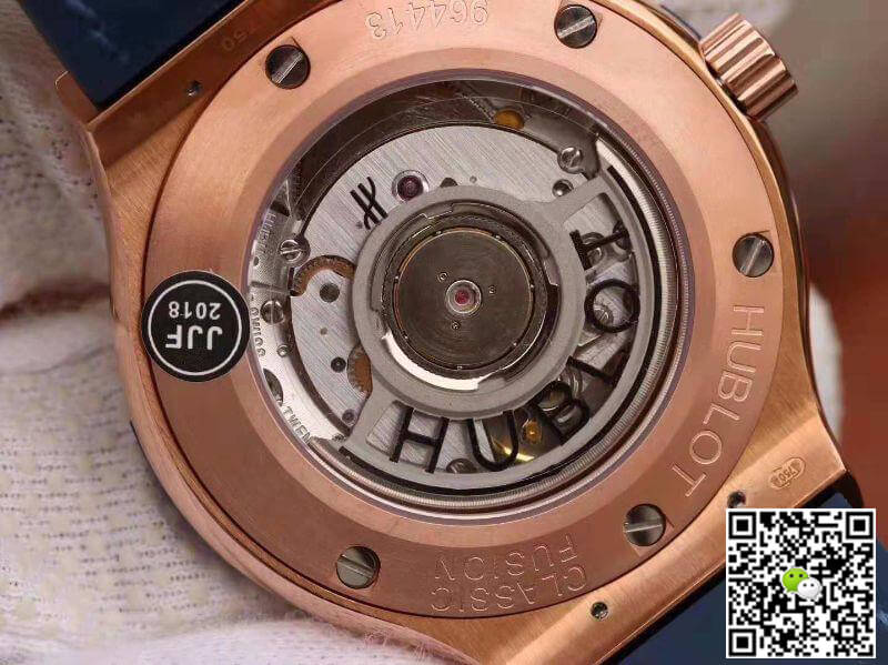 Hublot Replica Classic Fusion 511.OX.7180.LR JJ Factory Men Watches 1:1 Best Edition Swiss ETA2892 Blue Dial