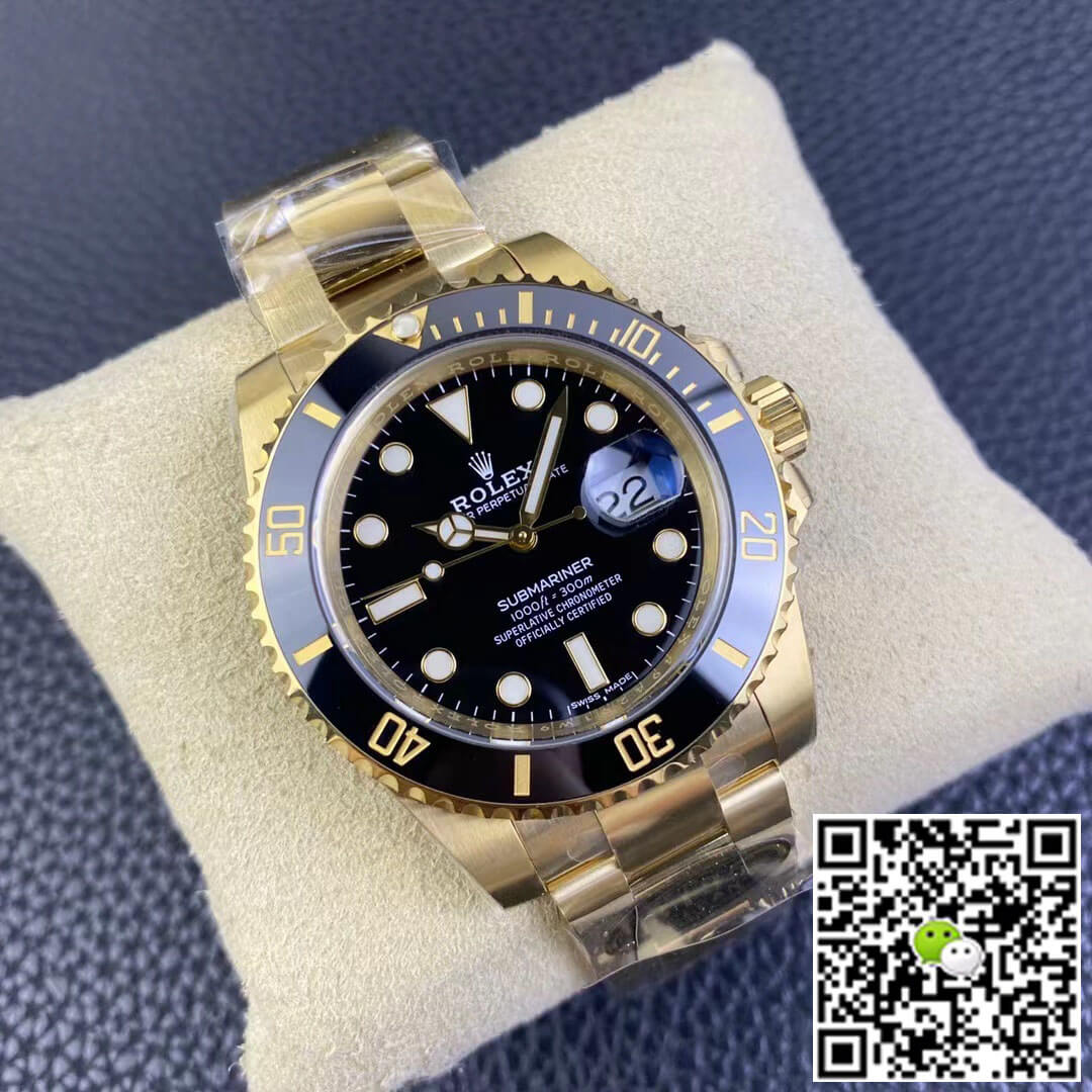 Replica R01ex Submariner 116618LN-97208 1:1 Best Edition Clean Factory Black Dial