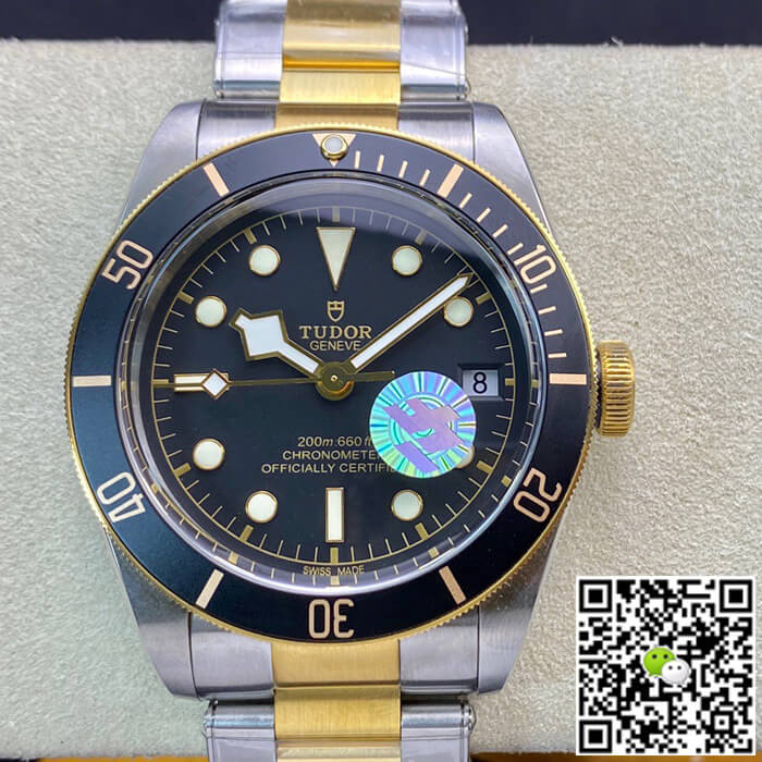 TUDOR Replica Heritage Black Bay M79733N-0002 ZF Factory 1:1 Best Edition Swiss ETA2824-2 Two Tone Stainless Steel Bracelet