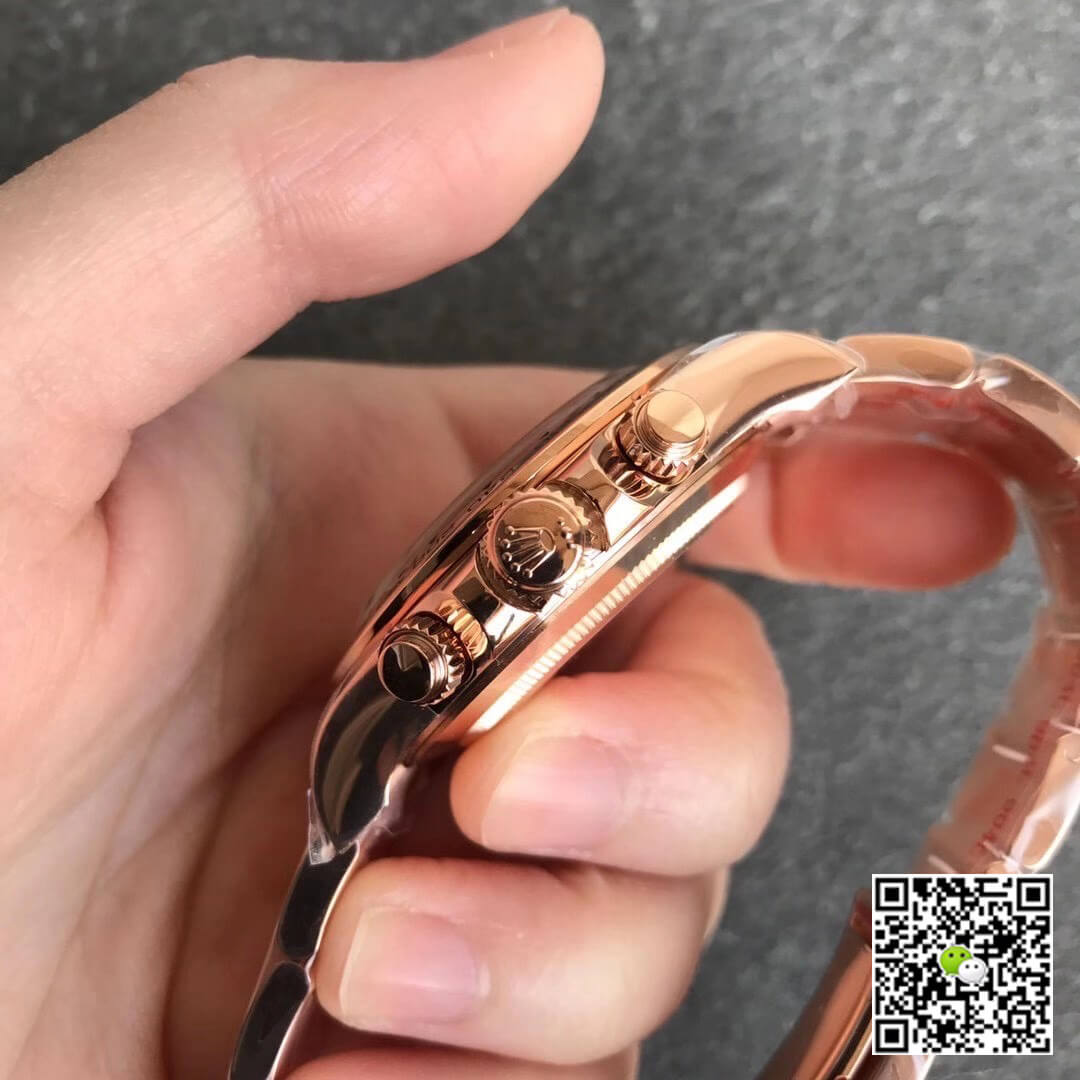 Replica R01ex Daytona m116505-0009 1:1 Best Edition Noob Factory Champagne Dial