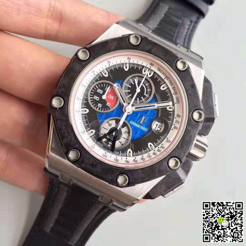 Replica Audemars P1g*et Royal Oak Offshore 26290PO.OO.A001VE.01 JF Factory 1:1 Best Edition Swiss ETA3126 Blue Dial