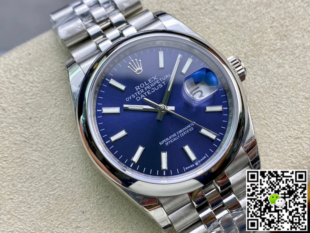 Replica R01ex Datejust M126200-0006 1:1 Best Edition EW Factory Blue Dial