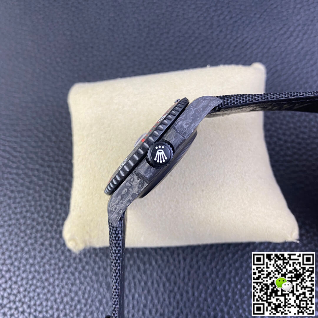 Replica R01ex Submariner 1:1 Best Edition VS Factory DIW Carbon Fiber Nylon Velcro Strap