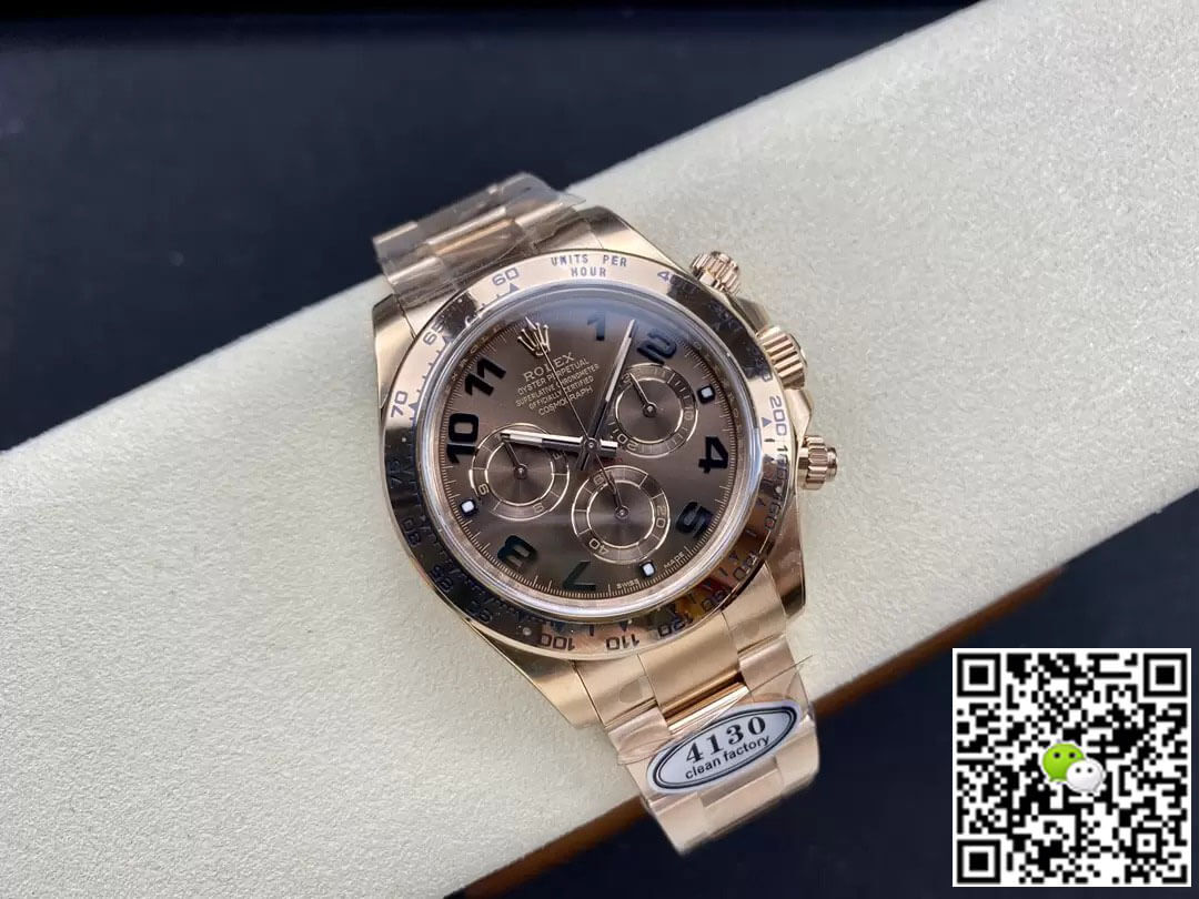 Replica R01ex Cosmograph Daytona M116505-0011 1:1 Best Edition Clean Factory Rose Gold