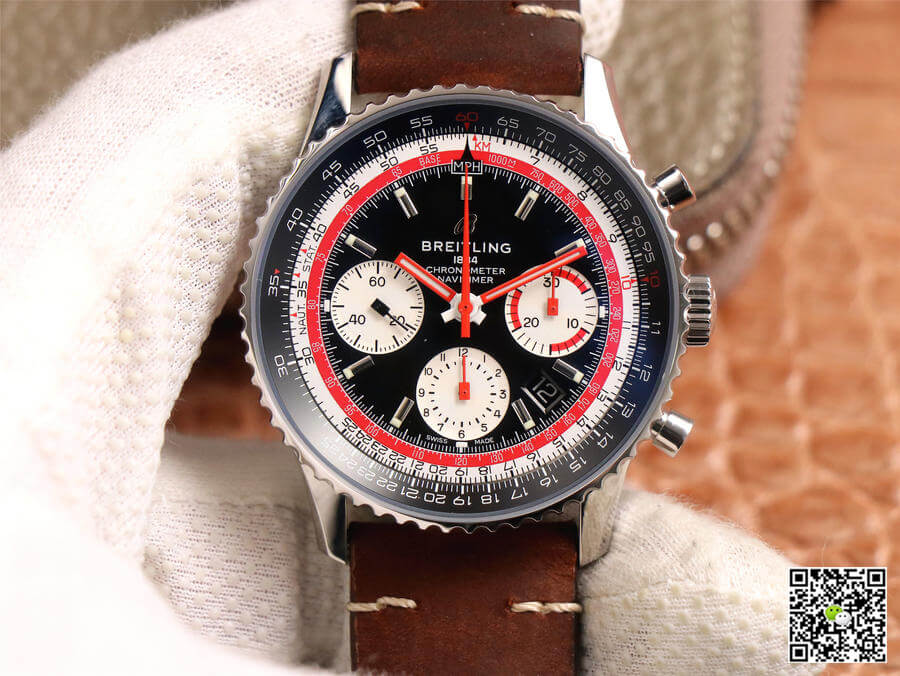 Replica Breitling Navitimer AB01211B1B1X1 1:1 Best Edition V9 Factory Black Dial