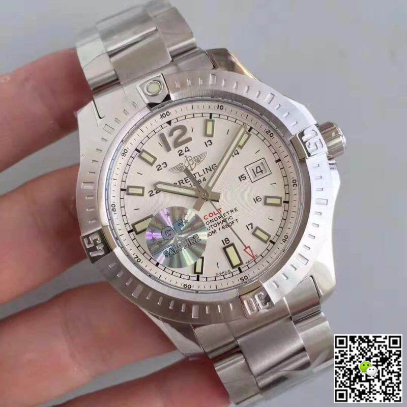 Replica Breitling Colt Automatic A7438811/G792/173A GF Factory 1:1 Best Edition Swiss ETA2824-2 White Dial