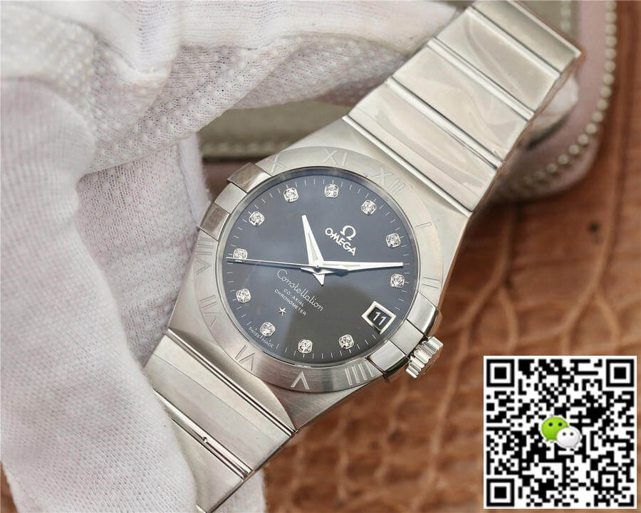 Replica 0me*ga Constellation 123.10.38.21.51.001 1:1 Best Edition VS Factory Black Dial